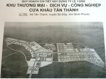 Quy hoạch Khu Thương mại - Dịch vụ - Công nghiệp cửa khẩu Tân Thành, Bình Phước