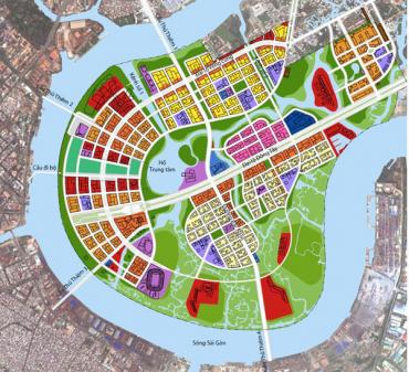 Điều chỉnh quy hoạch 11 lô đất thuộc Khu đô thị mới Thủ Thiêm, Tp.HCM