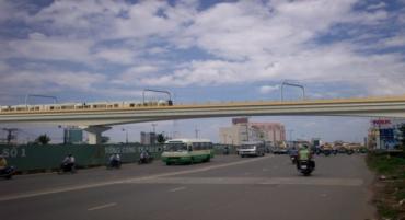 Thi công xây dựng cầu metro Văn Thánh