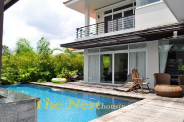 Modern villa for rent in compound, Thao Dien District 2