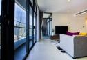 living room view to Landmark 81