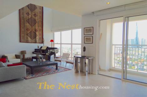 Modern Duplex Penthouse for rent in Thao Dien, $4300