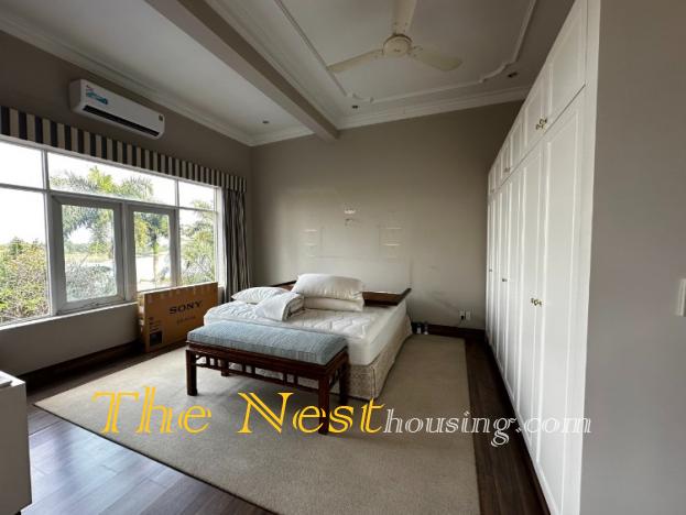 Villa for rent in compound Thao Dien