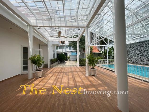 Modern villa for rent in Thao Dien, 4 bedrooms, private swimming pool