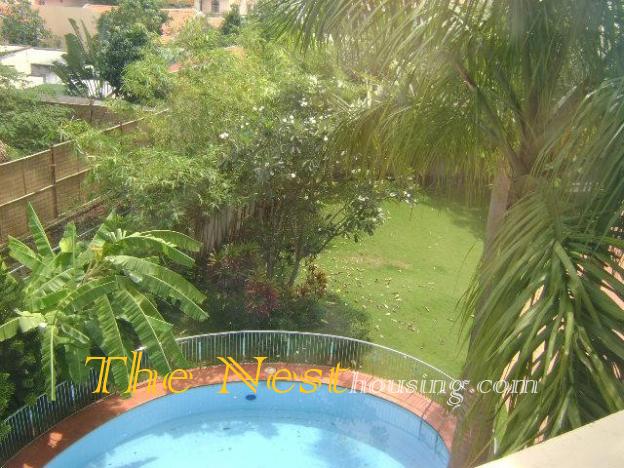 Charming villa for rent in Thao Dien, 4 bedrooms, private swimming pool, 5000 USD