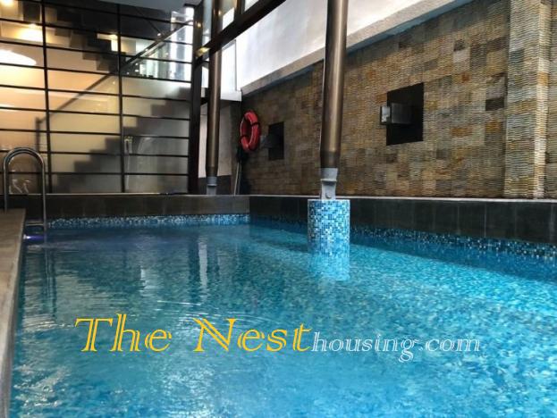 Modern house with pool inside. 5 bedrooms