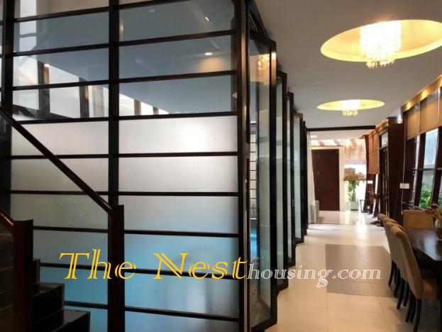 Modern house with pool inside. 5 bedrooms