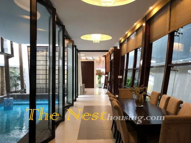 Modern house with pool inside. 5 bedrooms