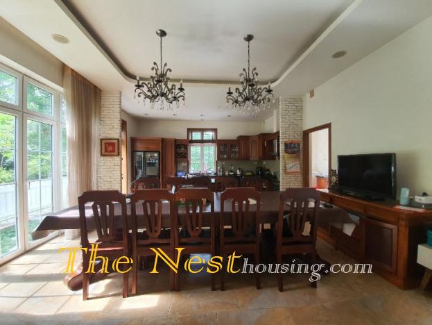 Villa for rent in compound of Thao Dien near BIS