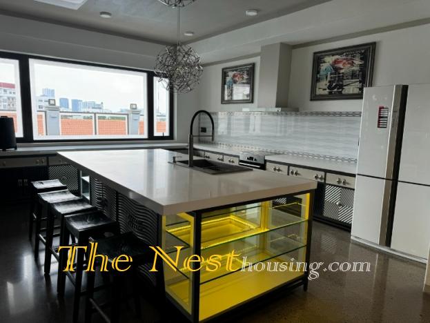 Penthouse with private swimming pool for rent in Thao Dien