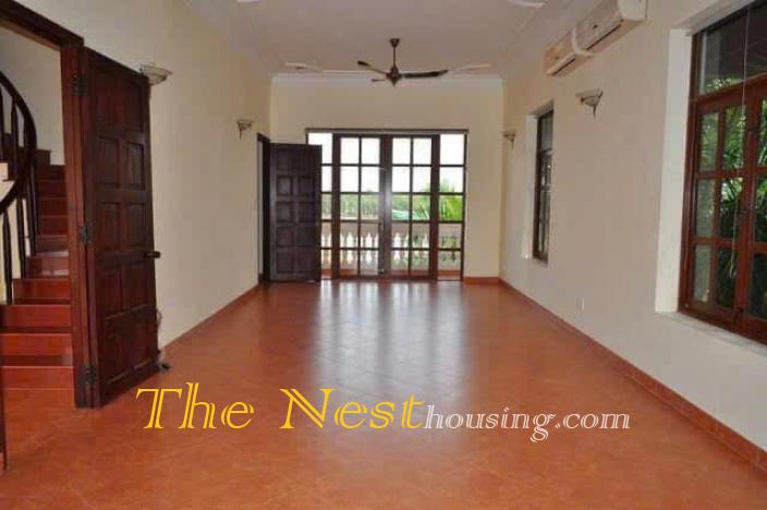 Villa for rent in thao dien, River view with garden