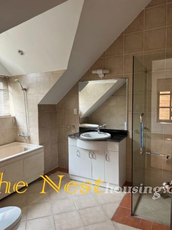 Villa for rent in compound Thao Dien