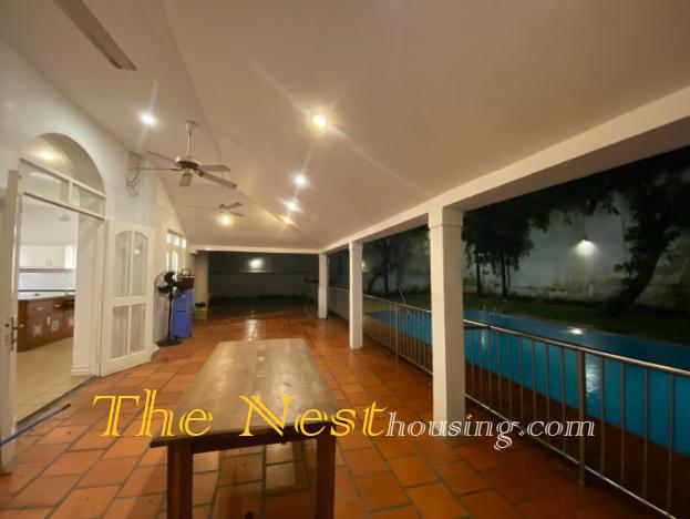 Charming villa in compound for rent, 4 bedrooms, big garden and swimming pool