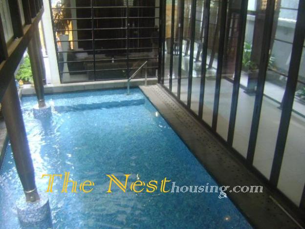 Modern house with pool inside. 5 bedrooms
