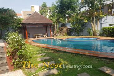 Villa for rent 5 bedrooms, pool in Thao Dien District 2