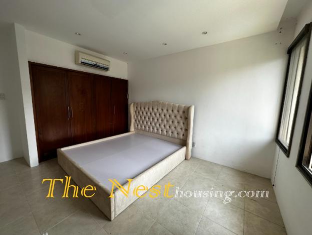 Modern villa for rent in compound Thao Dien