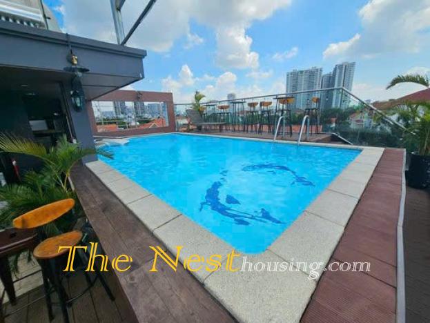 Service apartment for rent in Thao Dien