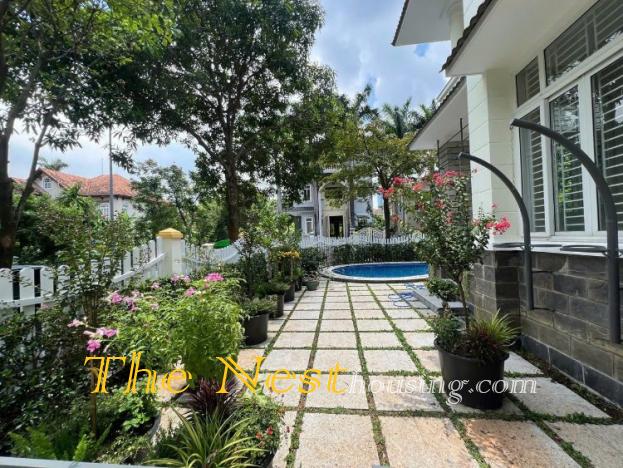 Villa Thao Dien for rent in compound Thu Duc City