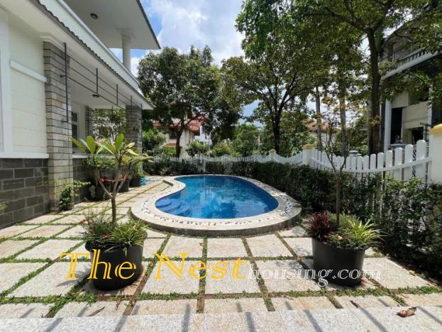 Villa Thao Dien for rent in compound Thu Duc City