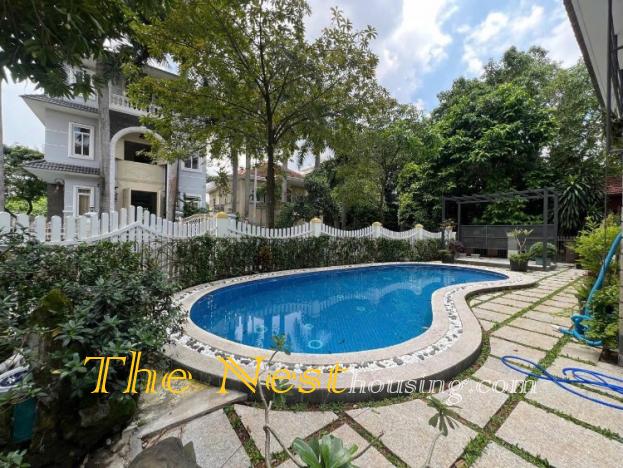 Villa Thao Dien for rent in compound Thu Duc City