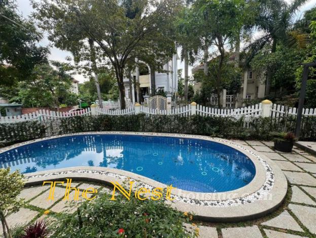 Villa Thao Dien for rent in compound Thu Duc City