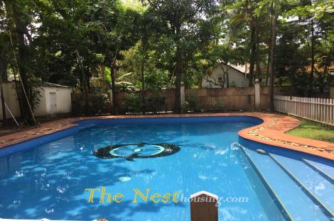 Nice villa for rent in District 2, 4 bedrooms, good location, 4200 USD