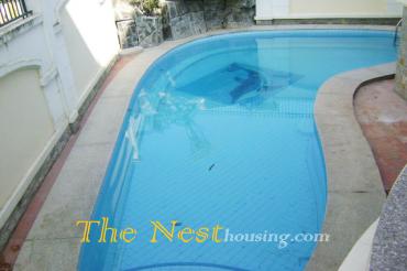 Villa in compound for rent, nice villa with private swimming pool