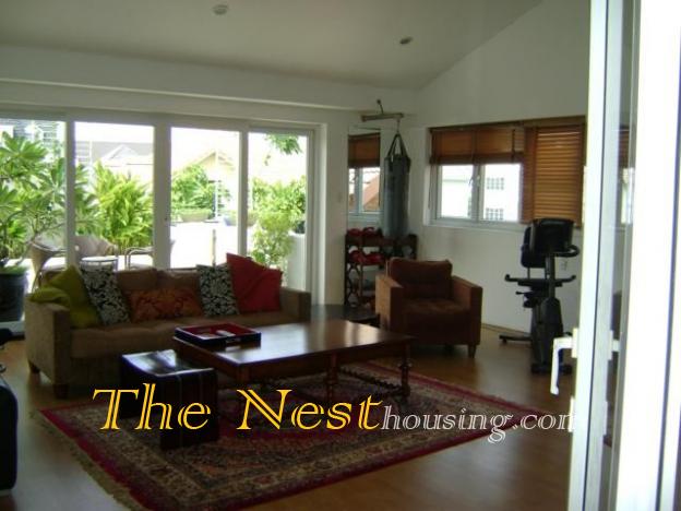 Villa for rent in Thao Dien very good location