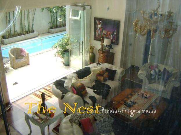 Villa for rent in Thao Dien very good location