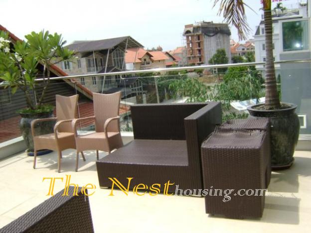 Villa for rent in Thao Dien very good location