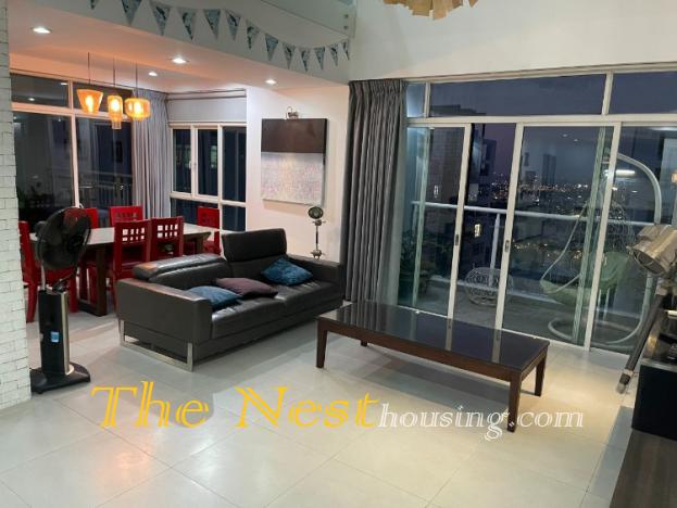 Penthouse apartment for rent in Hoang Anh River view, best price