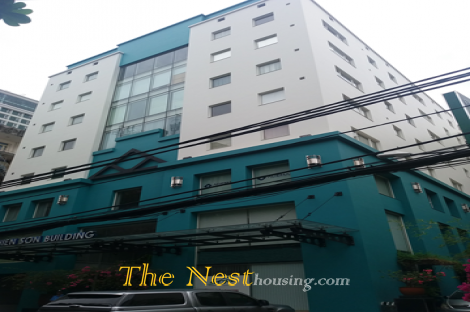 Quiet, well location Thien Son building office for lease on Nguyen Gia Thieu street, district 3, Ho Chi Minh city