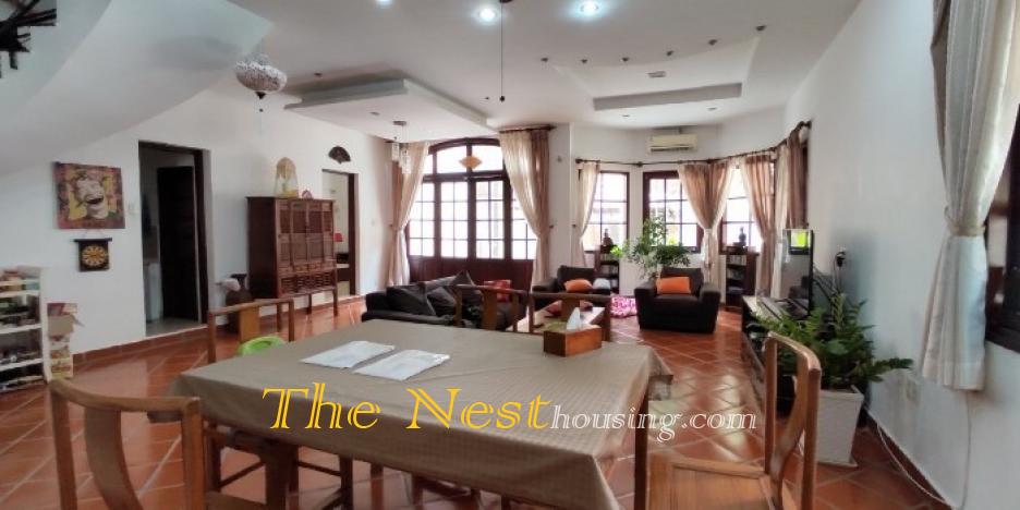 villa for rent in Thao Dien,  has pool - garden, HCMC