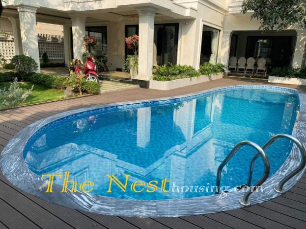 Villa in compound with garden, Private swimming pool