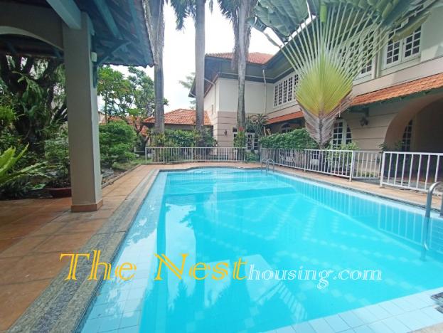 Villa for rent with big garden Thao Dien Ward District 2