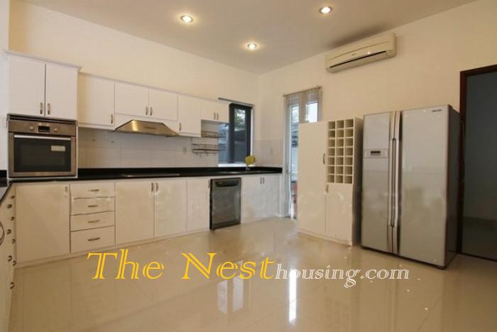 Modern villa for rent in Thao Dien, partly furnished, 4300 USD