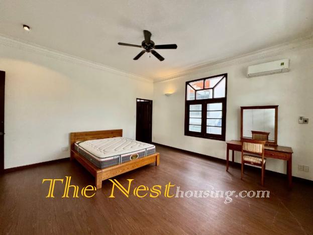 The House for Family living in District 2 Ho Chi Minh,  Large garden, private swimming pool