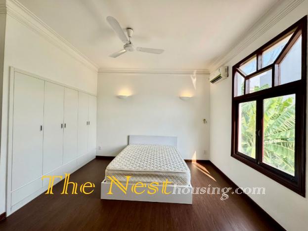 The House for Family living in District 2 Ho Chi Minh,  Large garden, private swimming pool