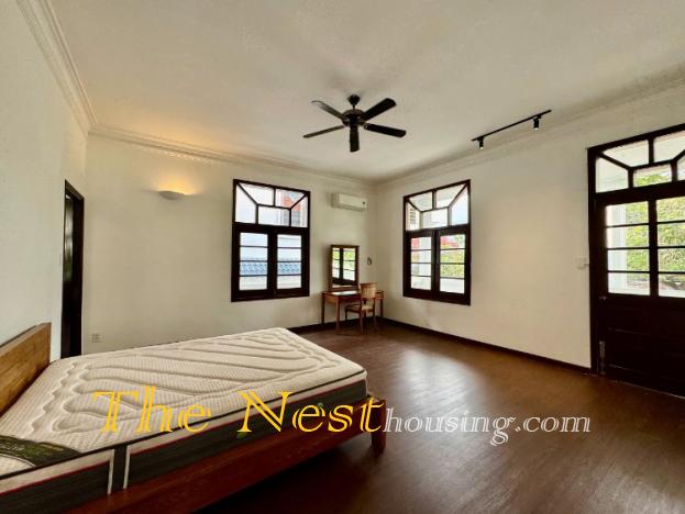 The House for Family living in District 2 Ho Chi Minh,  Large garden, private swimming pool
