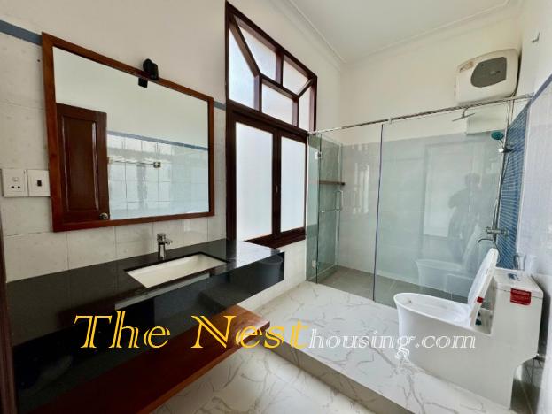 The House for Family living in District 2 Ho Chi Minh,  Large garden, private swimming pool
