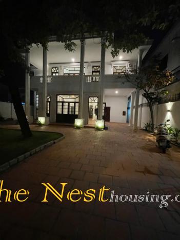 The House for Family living in District 2 Ho Chi Minh,  Large garden, private swimming pool