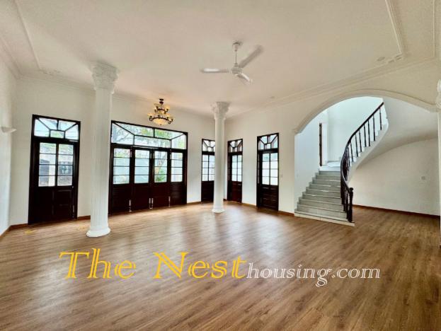 The House for Family living in District 2 Ho Chi Minh,  Large garden, private swimming pool