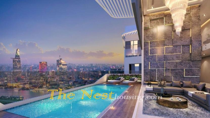 Luxury apartment for rent in Thu Thiem Zeit River