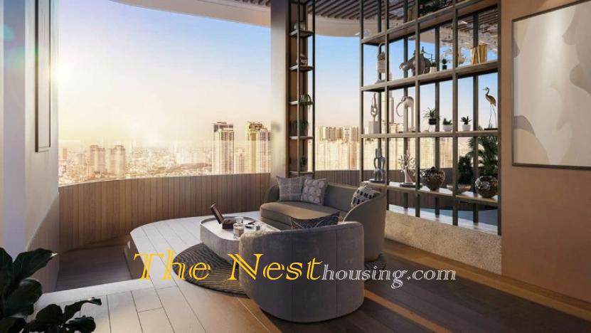 Luxury apartment for rent in Thu Thiem Zeit River