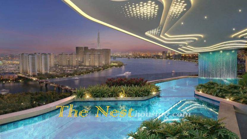 Luxury apartment for rent in Thu Thiem Zeit River