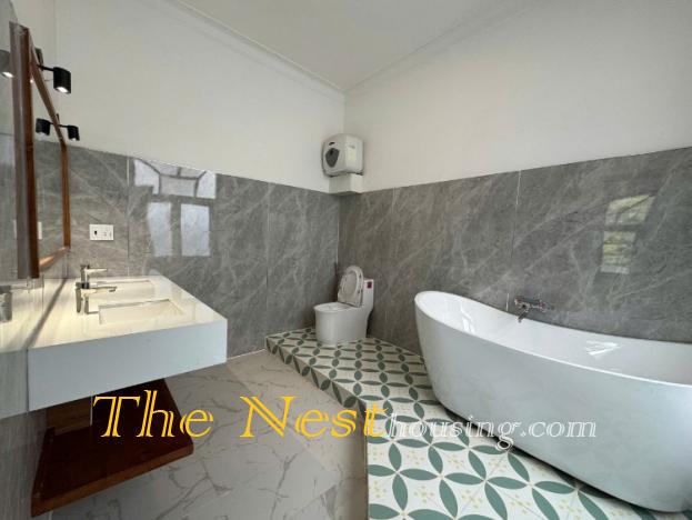 The House for Family living in District 2 Ho Chi Minh,  Large garden, private swimming pool