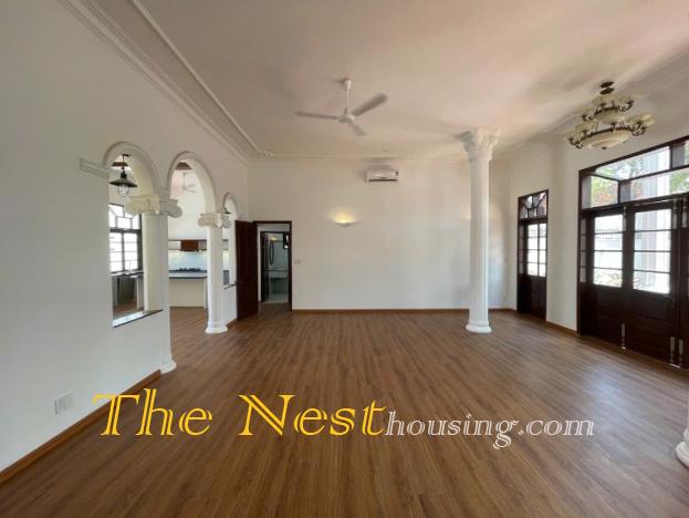 The House for Family living in District 2 Ho Chi Minh,  Large garden, private swimming pool