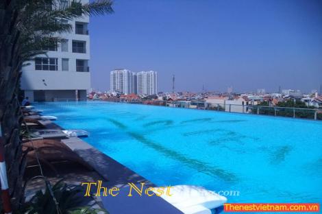 Charming apartment for rent in Thao Dien Pearl, 2 bedrooms, fully furnished, 1100 USD includes management fees