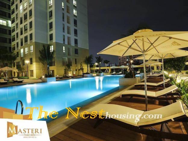 Modern apartment 2 bedrooms for rent in Masteri Thao dien