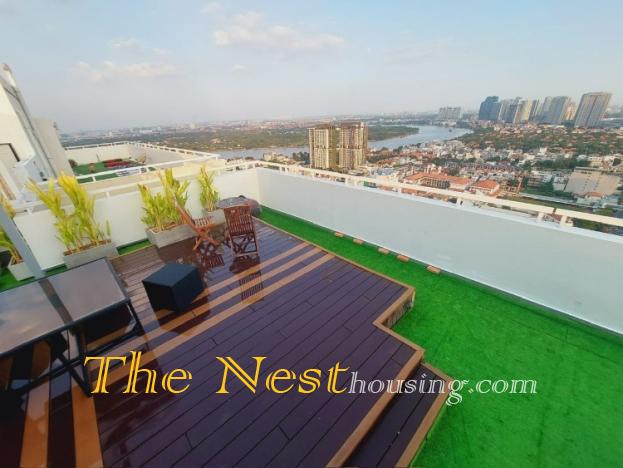 4 Bedrooms Duplex Penthouse in Tropic Garden Thao Dien